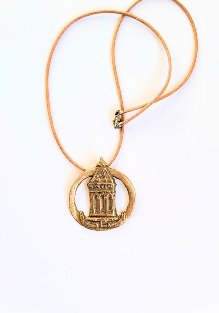 Mannheimer Wasserturm – Schmuckmedaille aus Bronze, klein