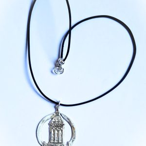 Mannheimer Wasserturm – Schmuckmedaille aus Feinsilber - kompakt mit fester Aufhängung