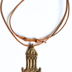 Mannheimer Wasserturm – Schmuckanhänger aus Bronze, Vintage-Charakter