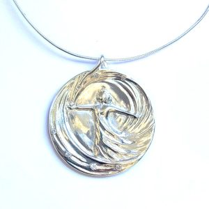 HAPPINESS – Original‑Schmuckmedaille mit Zirkonia